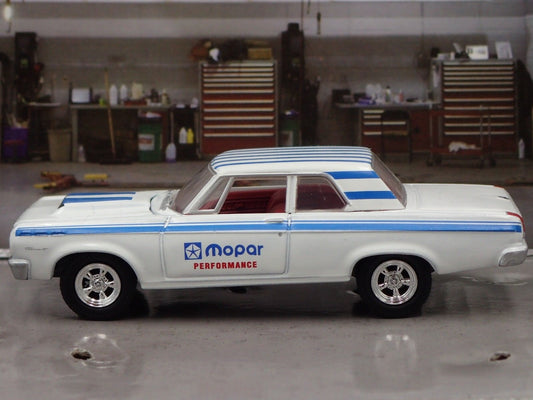 1965 DODGE CORONET 426 CUSTOM RARE 1/64 LIMITED COLLECTIBLE DIECAST MODEL CAR-Burning Rubber Toy Company