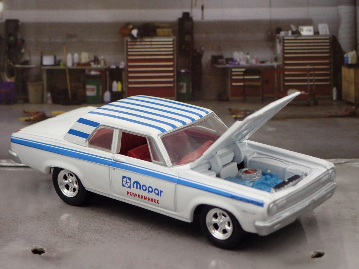 1965 DODGE CORONET 426 CUSTOM RARE 1/64 LIMITED COLLECTIBLE DIECAST MODEL CAR-Burning Rubber Toy Company