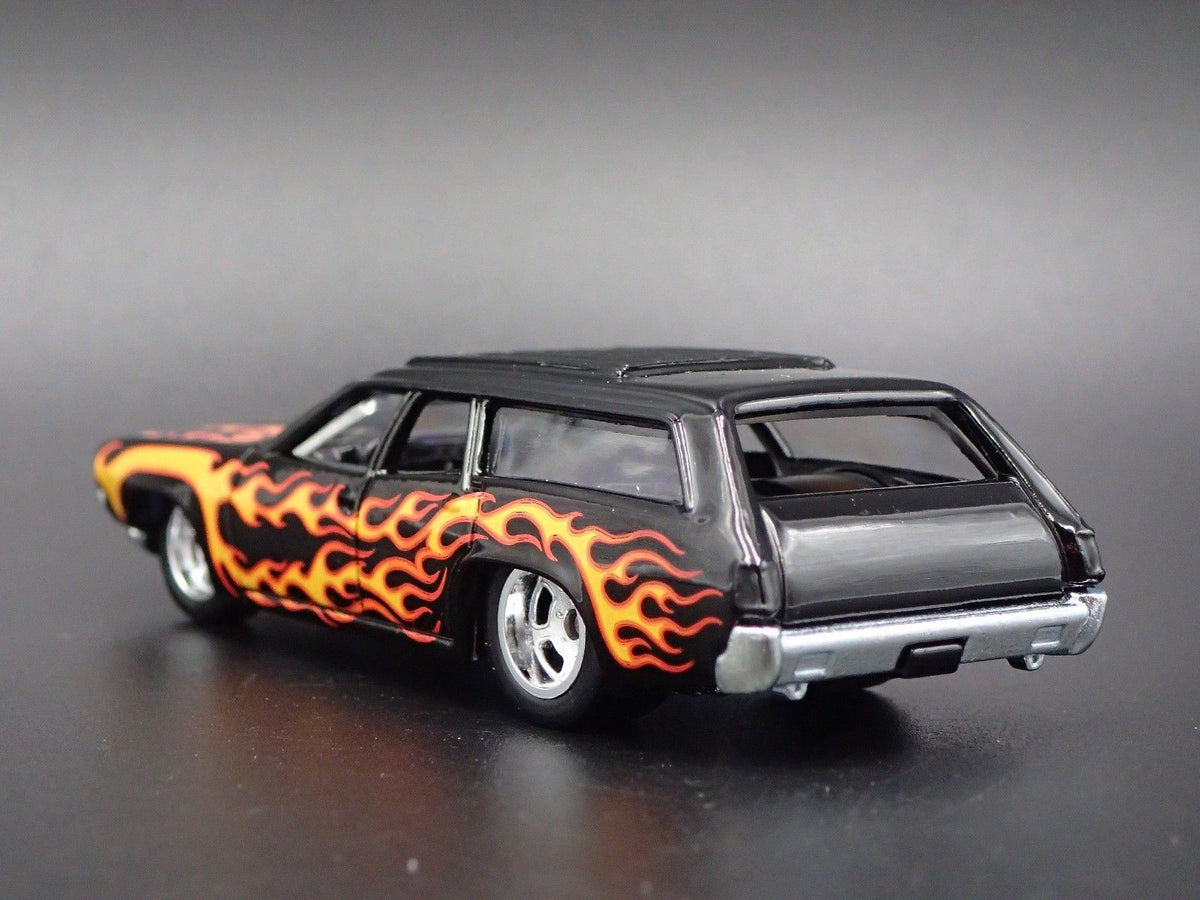 1971 PLYMOUTH SATELLITE STATION WAGON RARE 1/64 SCALE LIMITED DIECAST MODEL CAR-Burning Rubber Toy Company