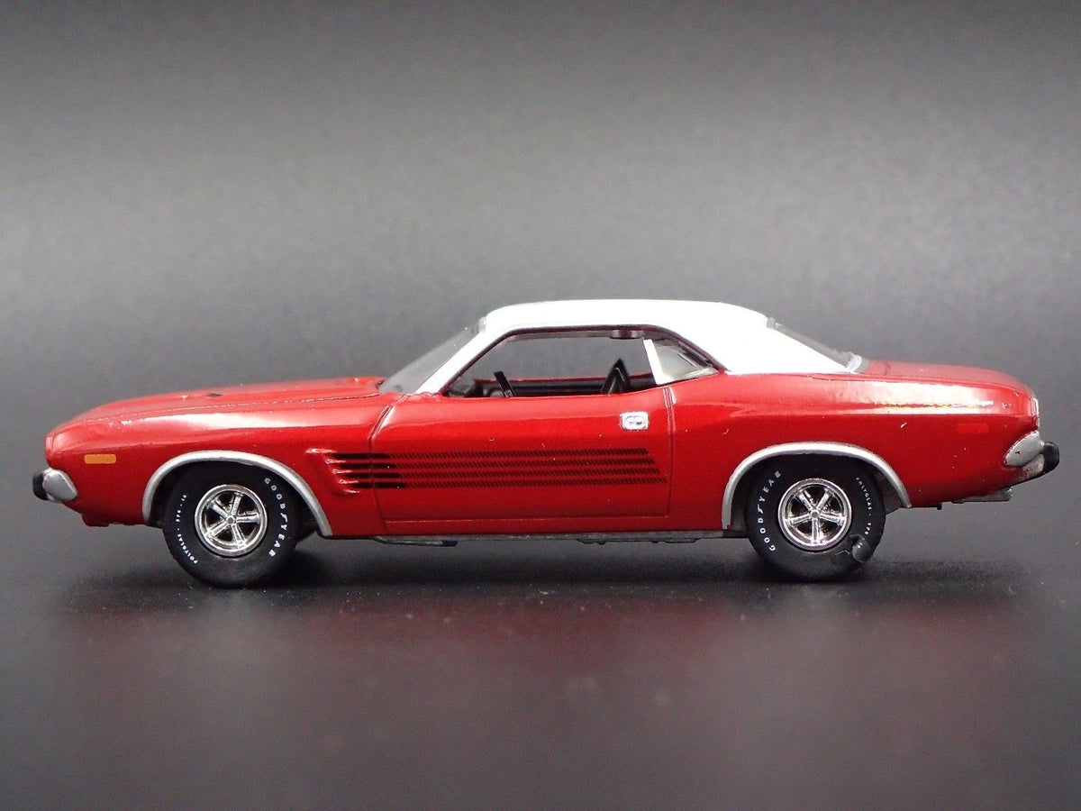 1973 DODGE CHALLENGER RALLYE RARE 1:64 LIMITED COLLECTIBLE DIECAST MODEL CAR-Burning Rubber Toy Company