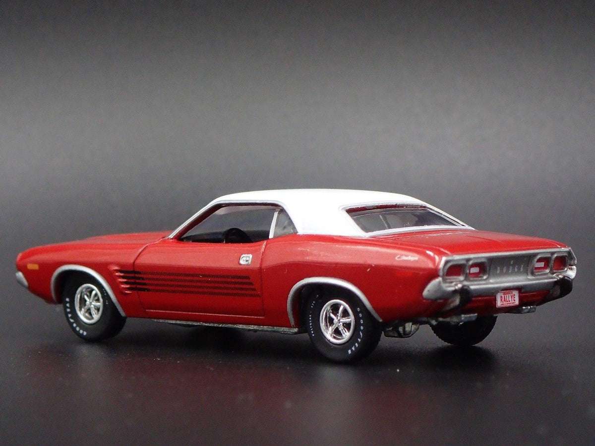 1973 DODGE CHALLENGER RALLYE RARE 1:64 LIMITED COLLECTIBLE DIECAST MODEL CAR-Burning Rubber Toy Company