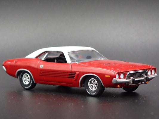 1973 DODGE CHALLENGER RALLYE RARE 1:64 LIMITED COLLECTIBLE DIECAST MODEL CAR-Burning Rubber Toy Company