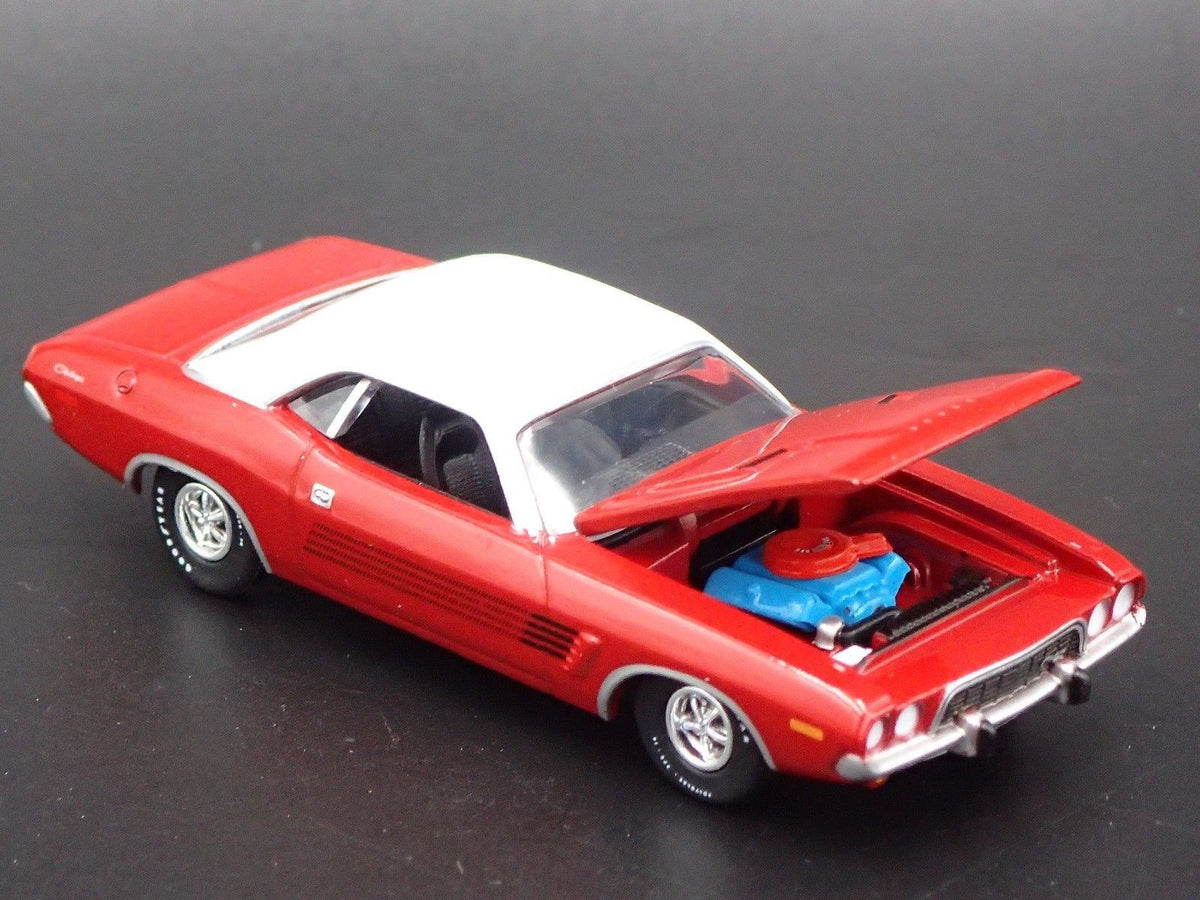 1973 DODGE CHALLENGER RALLYE RARE 1:64 LIMITED COLLECTIBLE DIECAST MODEL CAR-Burning Rubber Toy Company