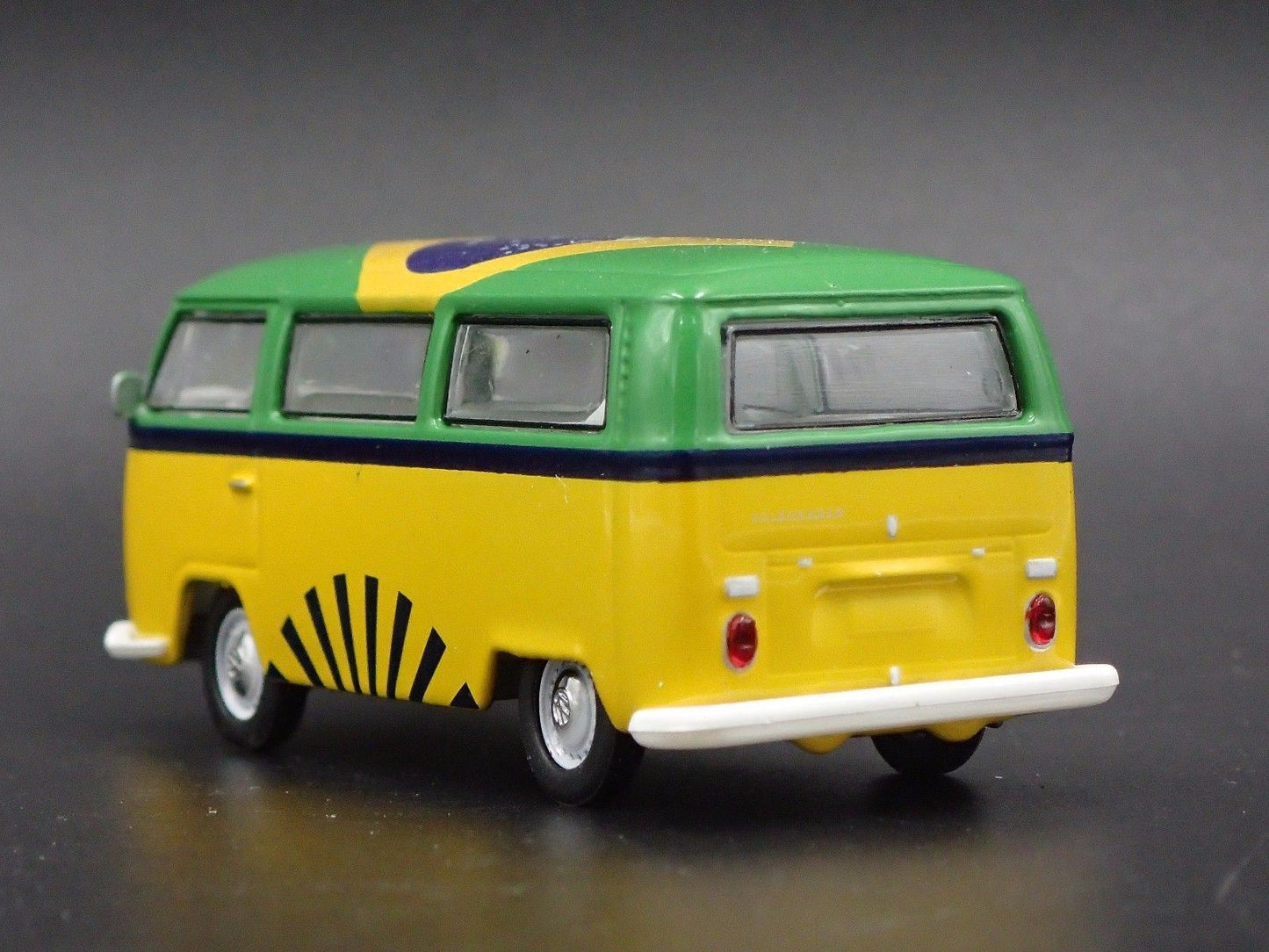 1967-1979 VW VOLKSWAGEN TYPE 2 T2 BUS RIO WORLD CUP 1/64 SCALE DIECAST MODEL CAR