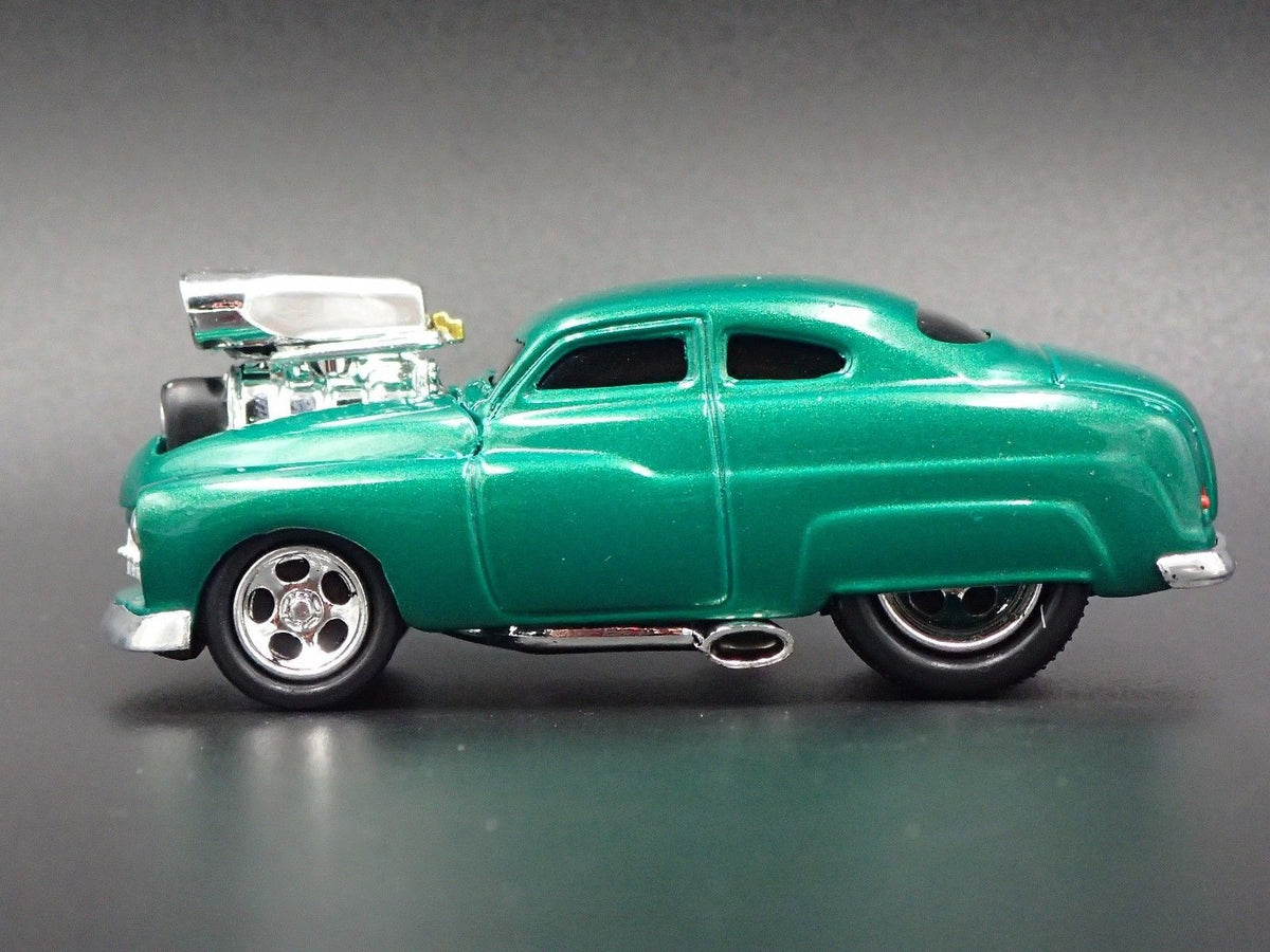 1949 49 MERCURY COUPE W/ BLOWER 1:64 SCALE COLLECTIBLE DIORAMA DIECAST MODEL CAR-Burning Rubber Toy Company