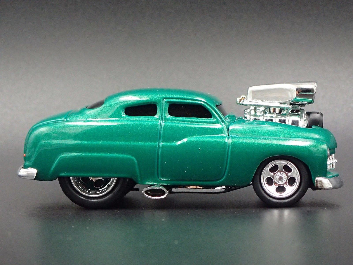 1949 49 MERCURY COUPE W/ BLOWER 1:64 SCALE COLLECTIBLE DIORAMA DIECAST MODEL CAR-Burning Rubber Toy Company
