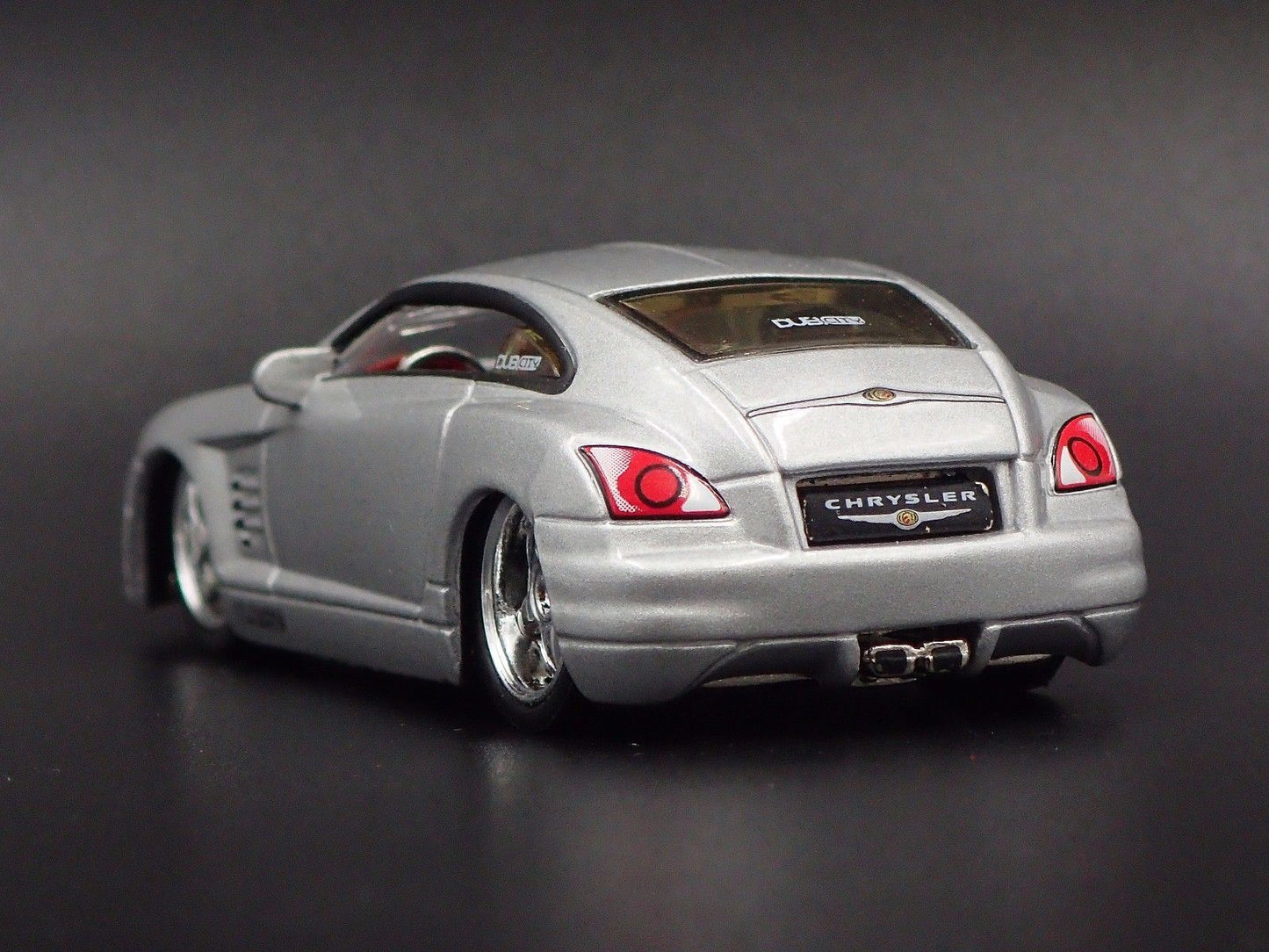 2004-2008 CHYSLER CROSSFIRE SILVER RARE 1:64 SCALE COLLECTIBLE DIORAMA DIECAST MODEL CAR