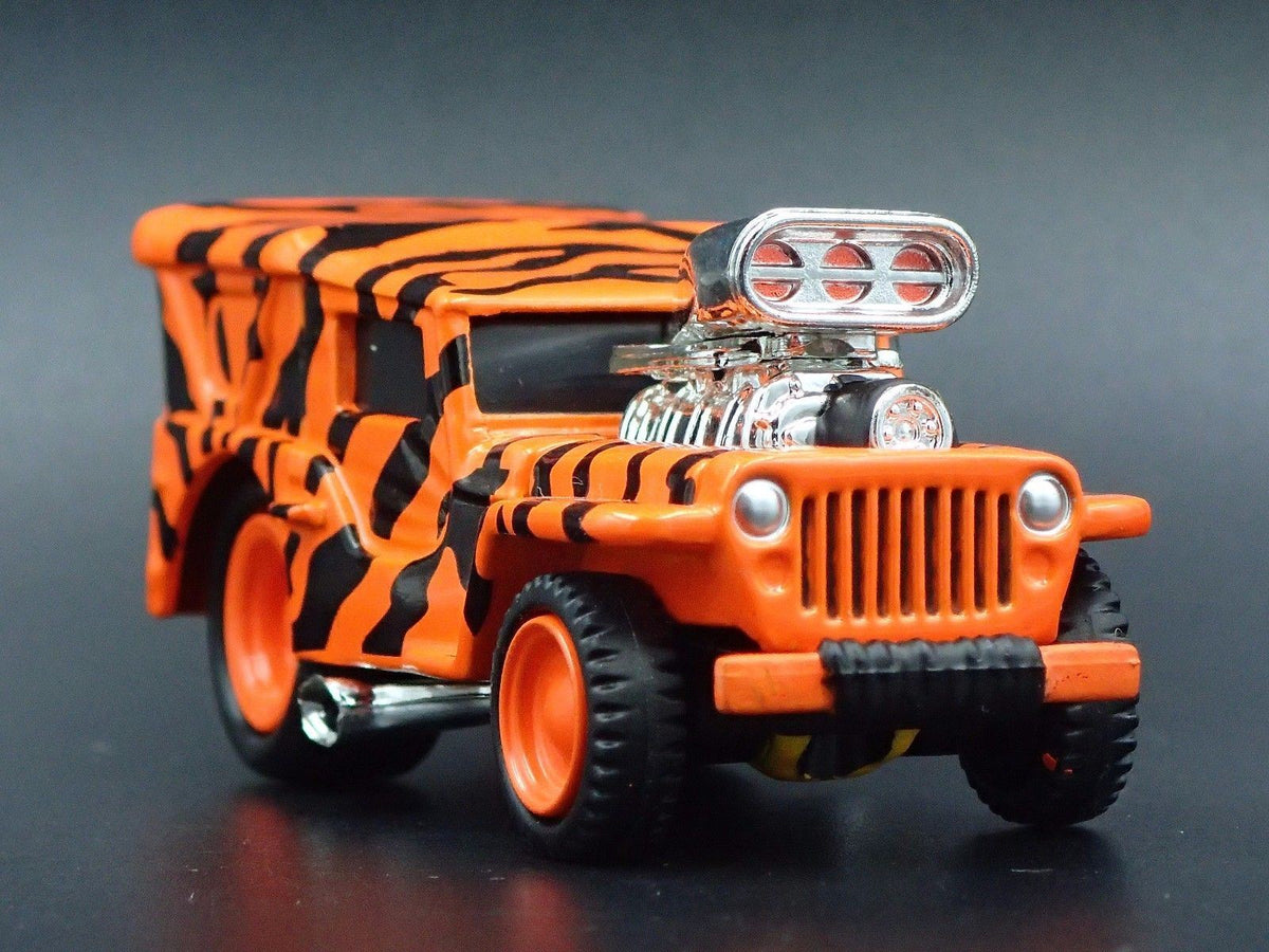 1942 JEEP MILITARY RARE 1:64 LIMITED COLLECTIBLE DIORAMA DIECAST MODEL CAR-Burning Rubber Toy Company