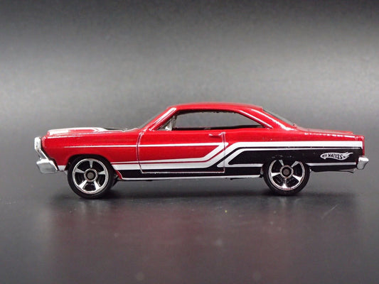 1966 FORD FAIRLANE GT RARE 1:64 SCALE COLLECTIBLE DIORAMA DIECAST MODEL CAR-Burning Rubber Toy Company