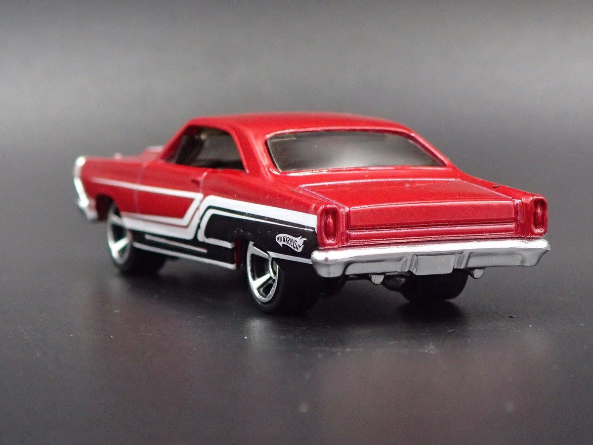 1966 FORD FAIRLANE GT RARE 1:64 SCALE COLLECTIBLE DIORAMA DIECAST MODEL CAR-Burning Rubber Toy Company