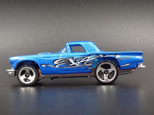 1957 FORD THUNDERBIRD TBIRD RARE 1:64 SCALE LIMITED DIORAMA DIECAST MODEL CAR-Burning Rubber Toy Company