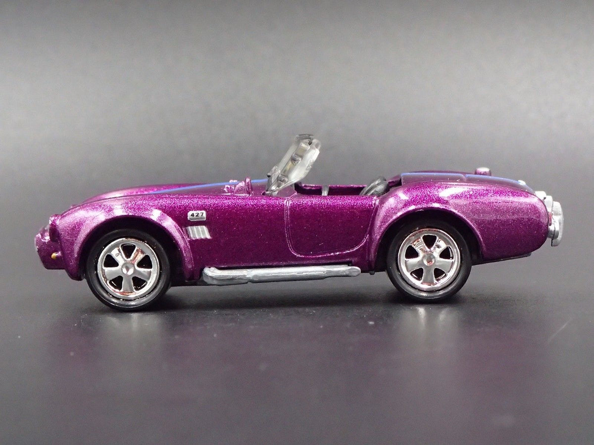 1965 65 SHELBY COBRA 427 S/C 1:64 SCALE COLLECTIBLE DIORAMA DIECAST MODEL CAR-Burning Rubber Toy Company