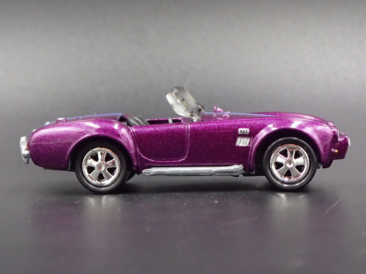 1965 65 SHELBY COBRA 427 S/C 1:64 SCALE COLLECTIBLE DIORAMA DIECAST MODEL CAR-Burning Rubber Toy Company