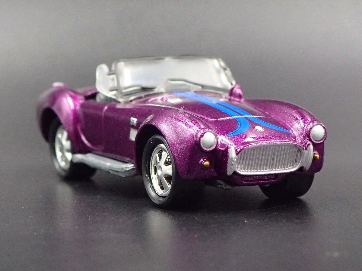 1965 65 SHELBY COBRA 427 S/C 1:64 SCALE COLLECTIBLE DIORAMA DIECAST MODEL CAR-Burning Rubber Toy Company