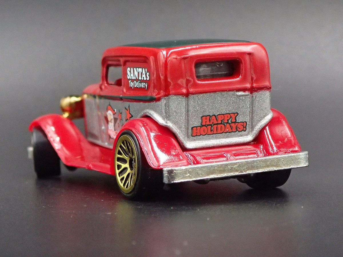 1932 FORD SEDAN DELIVERY CHRISTMAS RARE 1:64 COLLECTIBLE DIECAST MODEL CAR-Burning Rubber Toy Company
