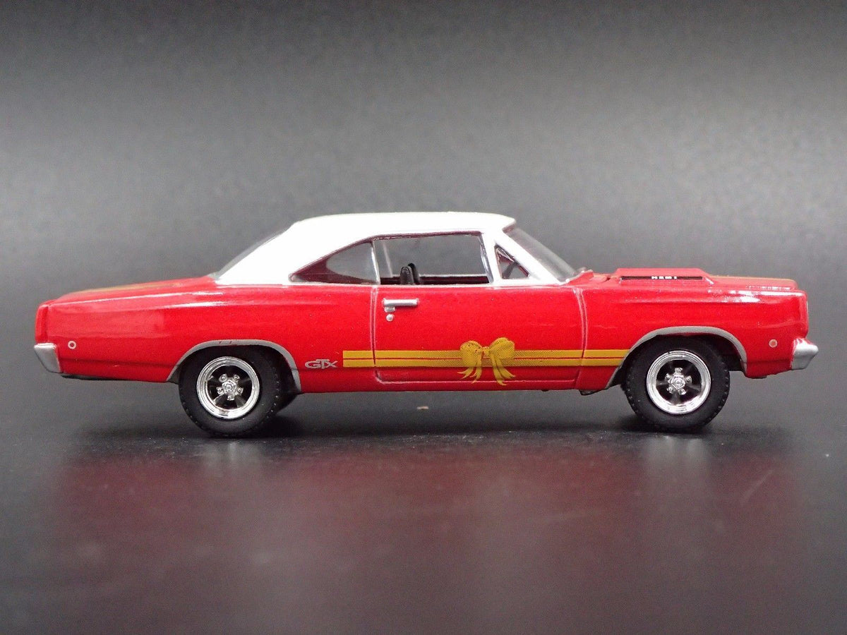 1968 PLYMOUTH GTX RARE 1:64 SCALE LIMITED COLLECTIBLE DIORAMA DIECAST MODEL CAR-Burning Rubber Toy Company