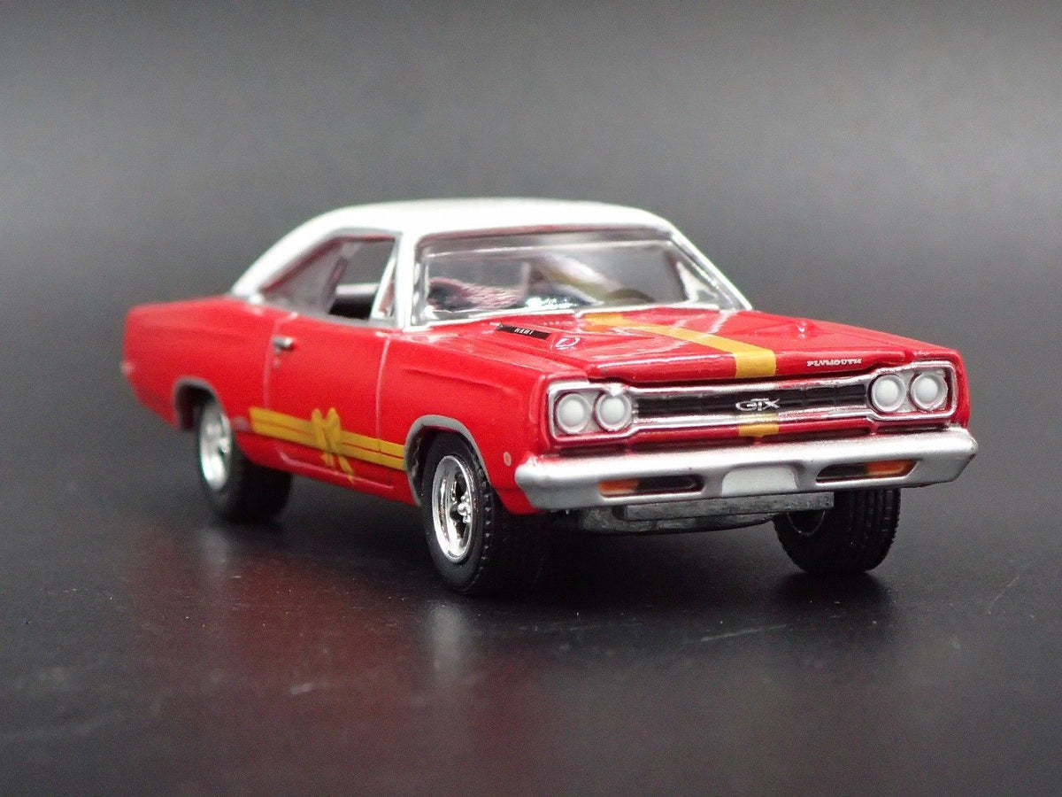 1968 PLYMOUTH GTX RARE 1:64 SCALE LIMITED COLLECTIBLE DIORAMA DIECAST MODEL CAR-Burning Rubber Toy Company