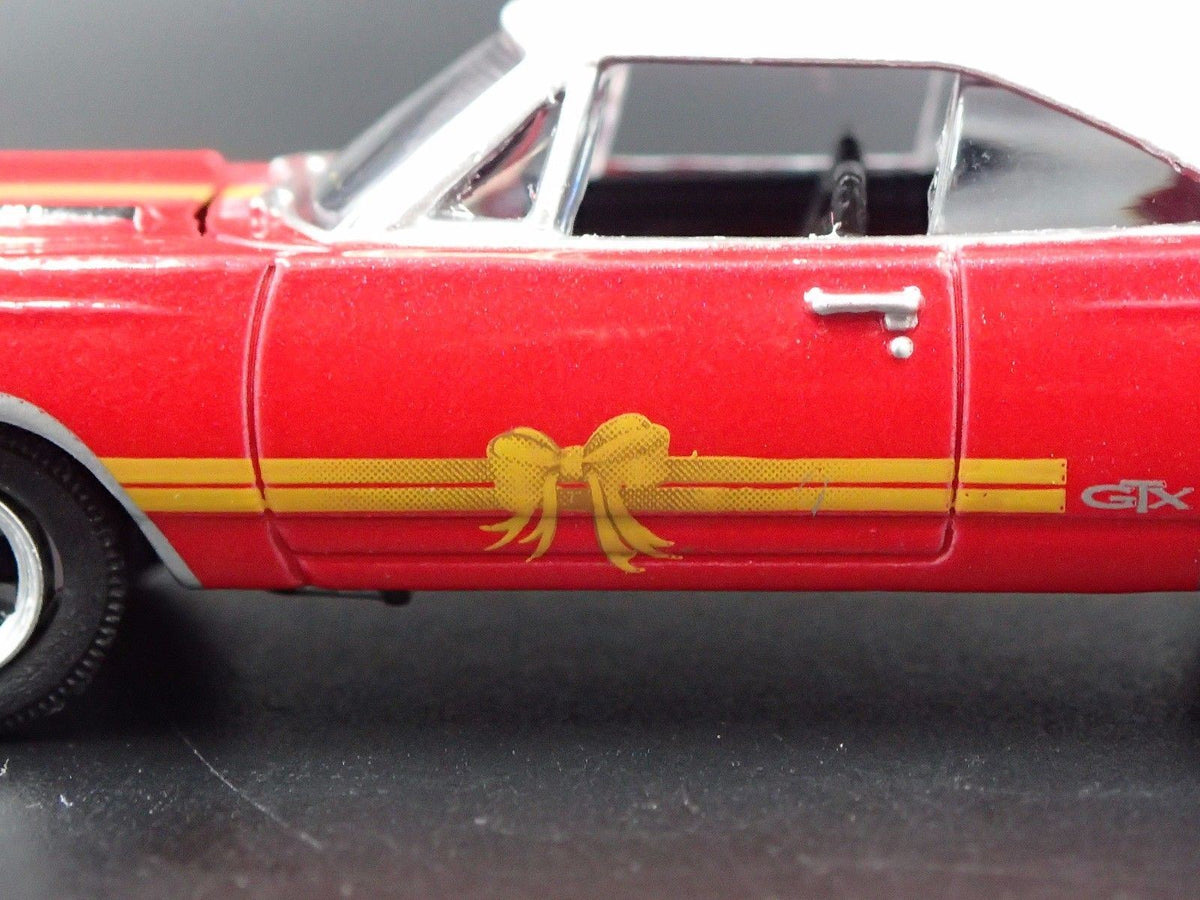 1968 PLYMOUTH GTX RARE 1:64 SCALE LIMITED COLLECTIBLE DIORAMA DIECAST MODEL CAR-Burning Rubber Toy Company