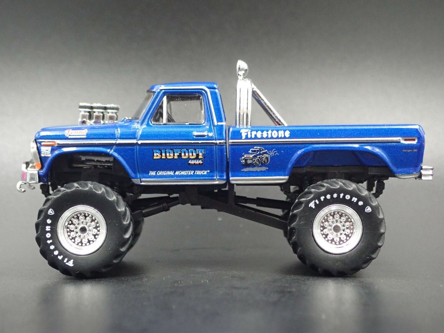 BIGFOOT #1 THE ORIGINAL MONSTER TRUCK 1974 FORD F250 1/64 SCALE DIECAST MODEL