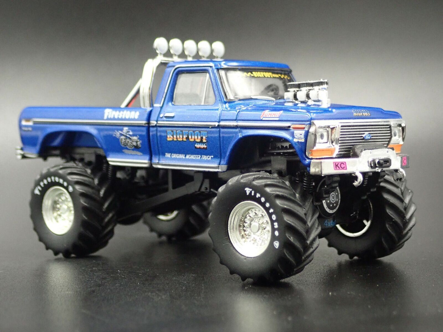 BIGFOOT #1 THE ORIGINAL MONSTER TRUCK 1974 FORD F250 1/64 SCALE DIECAST MODEL