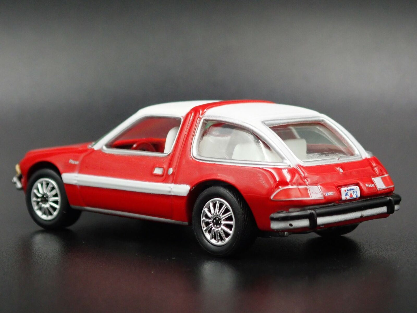 1977 77 AMC PACER RED 1:64 SCALE LIMITED COLLECTIBLE DIORAMA DIECAST MODEL CAR