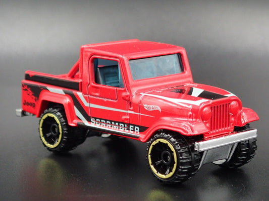 1981-1985 JEEP CJ8 SCRAMBLER PICKUP TRUCK 1:64 SCALE DIORAMA DIECAST MODEL TRUCK