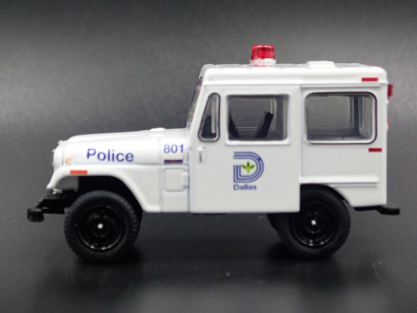 1977 77 JEEP DJ5 DALLAS, TEXAS POLICE 1/64 SCALE COLLECTIBLE DIECAST MODEL CAR