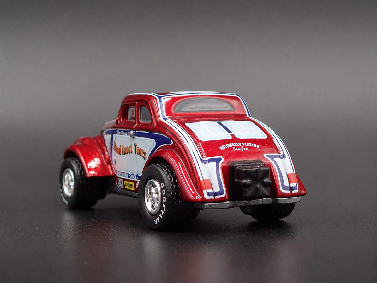 1933 33 WILLYS GASSER BLOOD SWEAT TEARS  1:64 SCALE DIORAMA DIECAST MODEL CAR