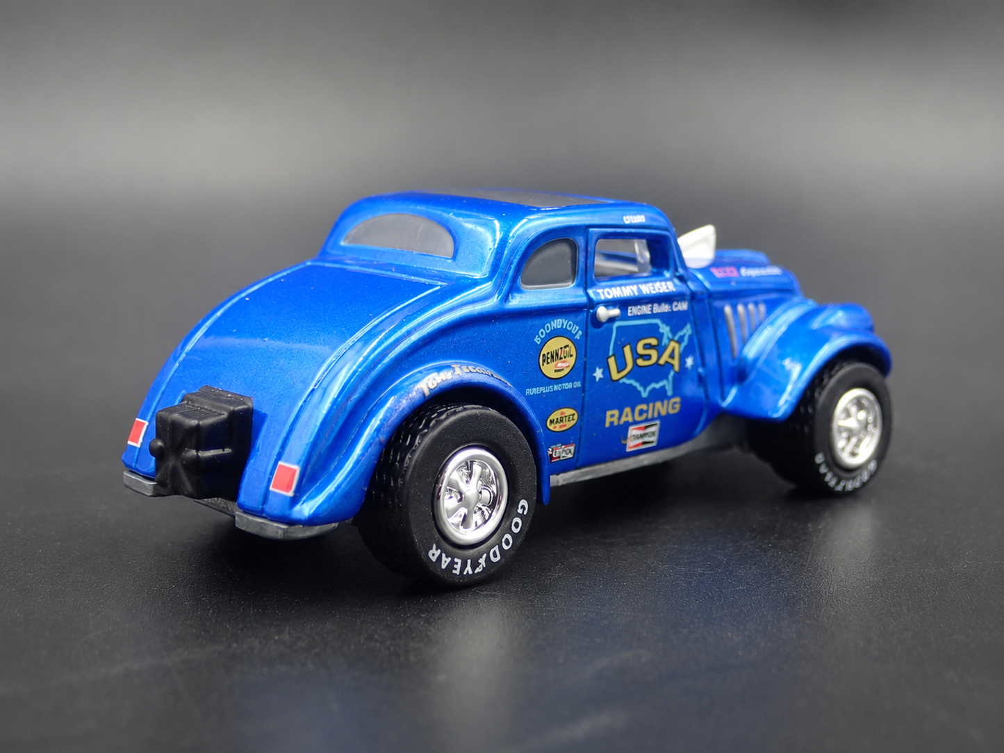 1933 33 WILLYS GASSER USA RACING RARE 1:64 SCALE DIORAMA DIECAST MODEL CAR