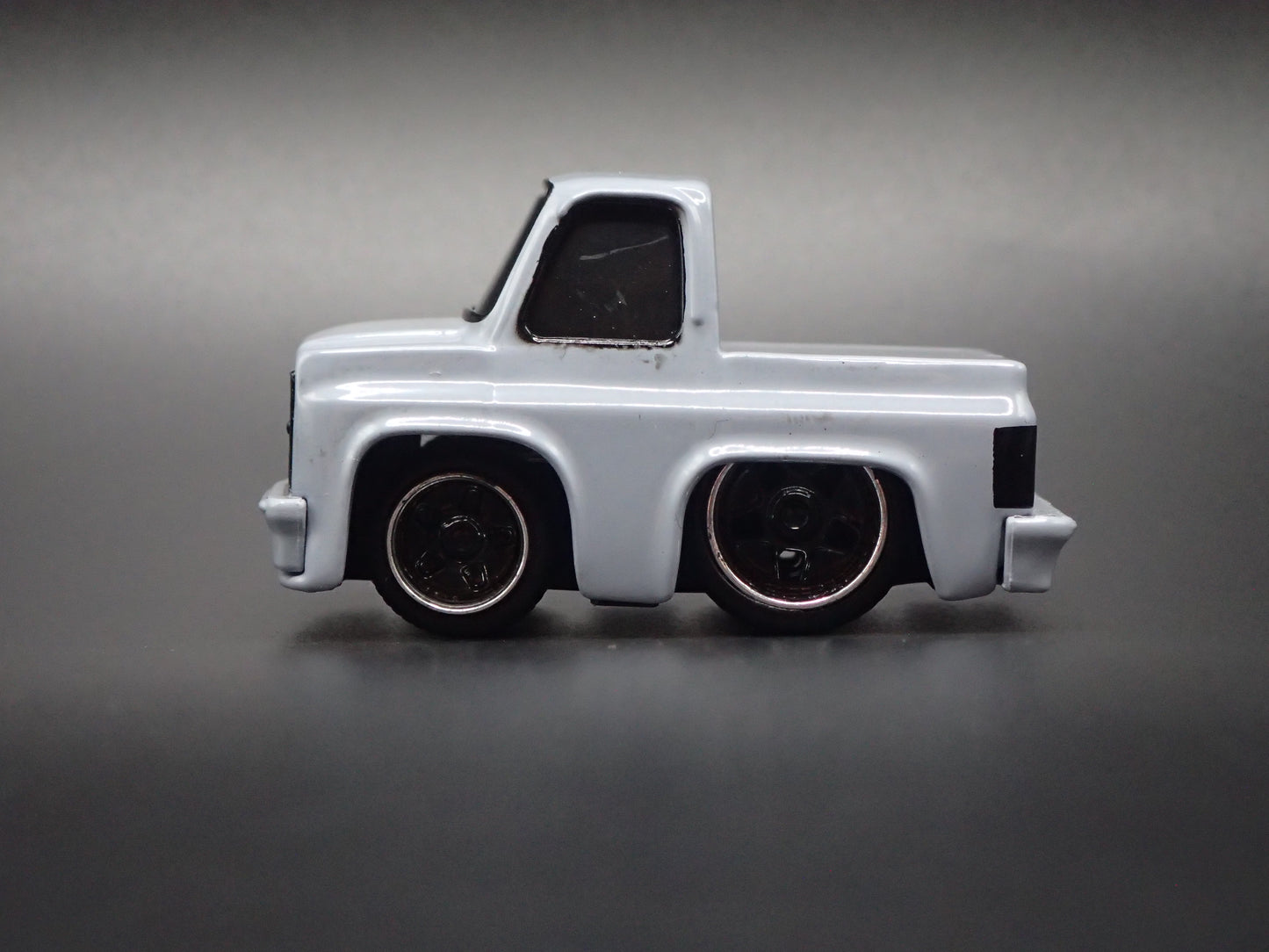 1987 87 CHEVY CHEVROLET C10 PICKUP TRUCK TUNED GRAY 1/64 SCALE DIECAST MODEL CAR