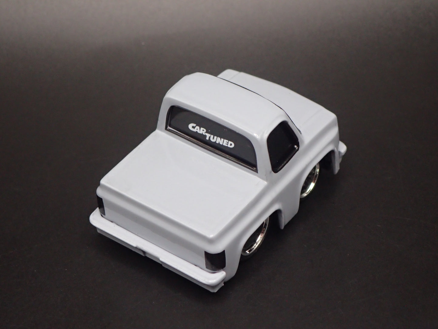 1987 87 CHEVY CHEVROLET C10 PICKUP TRUCK TUNED GRAY 1/64 SCALE DIECAST MODEL CAR