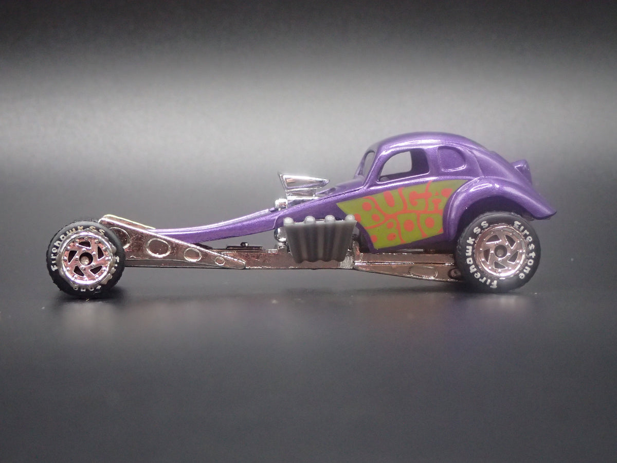 VW VOLKSWAGEN BEETLE BUGABOO DRAGSTER PURPLE 1:64 SCALE DIECAST MODEL CAR