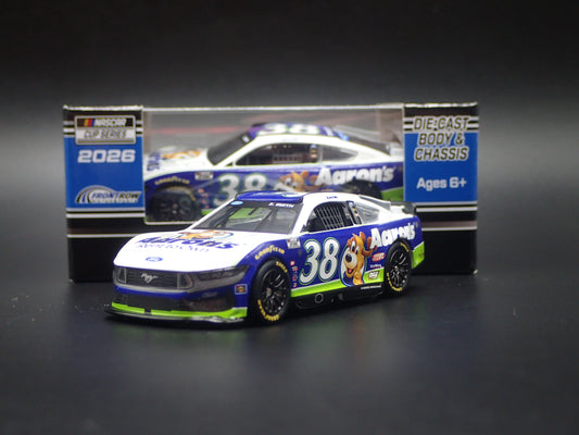 2026 26 FORD MUSTANG #38 ZANE SMITHAARONS NASCAR 1:64 SCALE DIECAST MODEL CAR