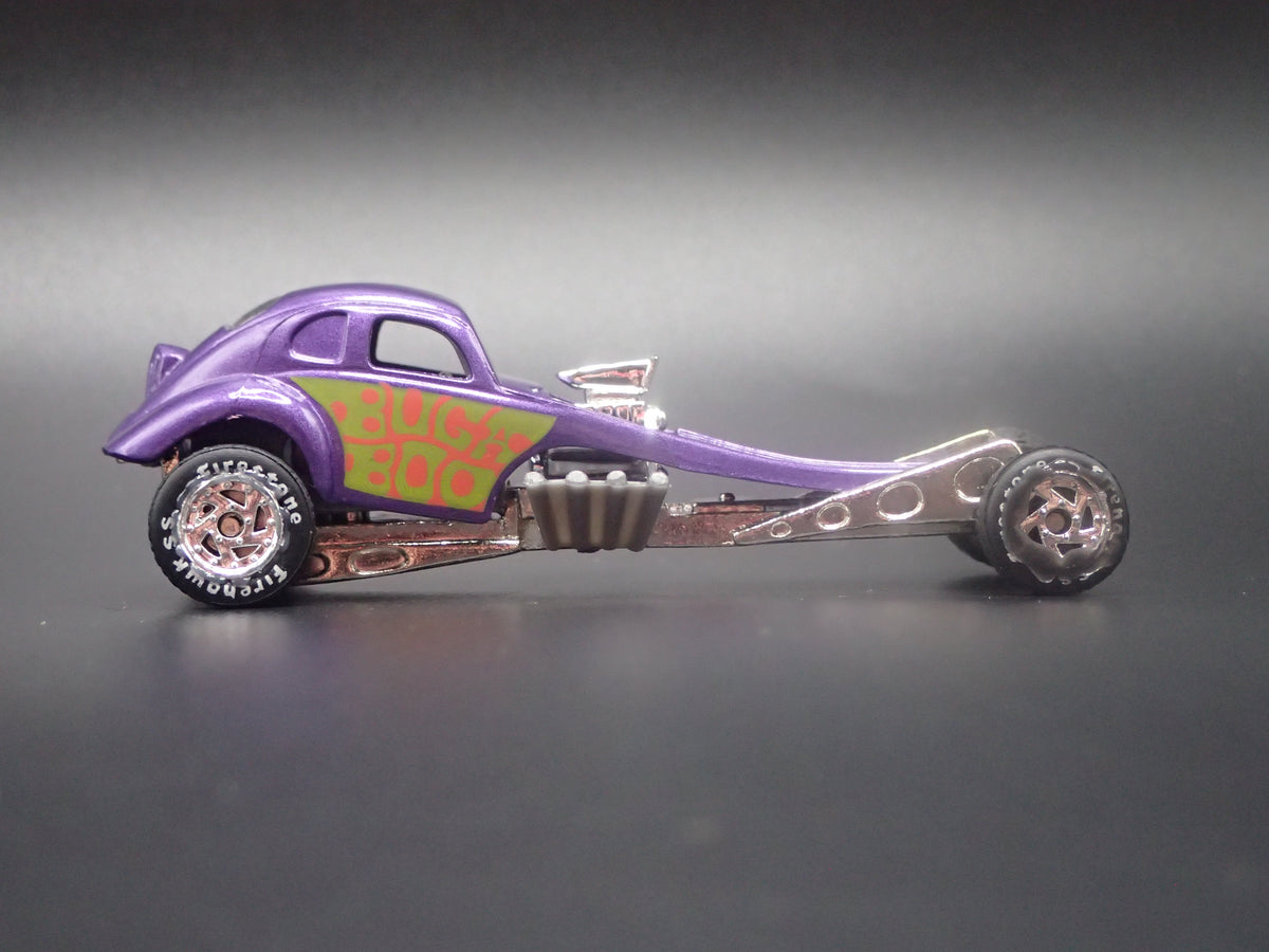 VW VOLKSWAGEN BEETLE BUGABOO DRAGSTER PURPLE 1:64 SCALE DIECAST MODEL CAR