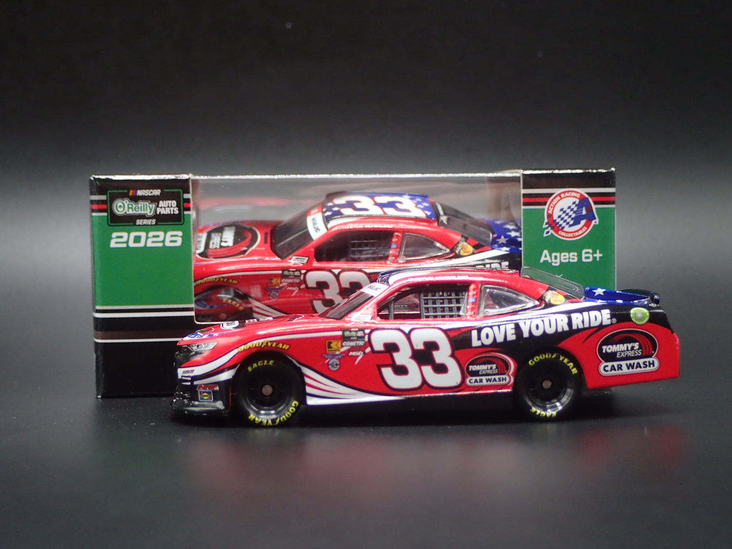 2026 CHEVROLET 33 CLEETUS MCFARLAND TOMMYS NASCAR 1:64 SCALE DIECAST CAR