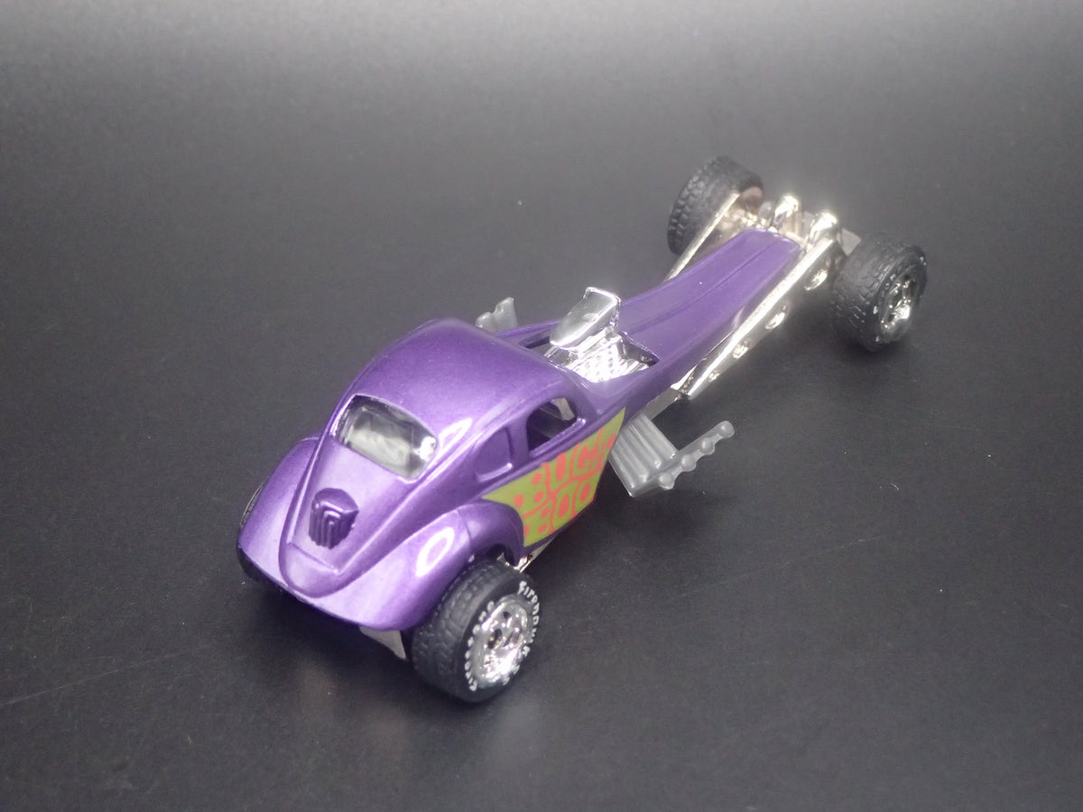 VW VOLKSWAGEN BEETLE BUGABOO DRAGSTER PURPLE 1:64 SCALE DIECAST MODEL CAR