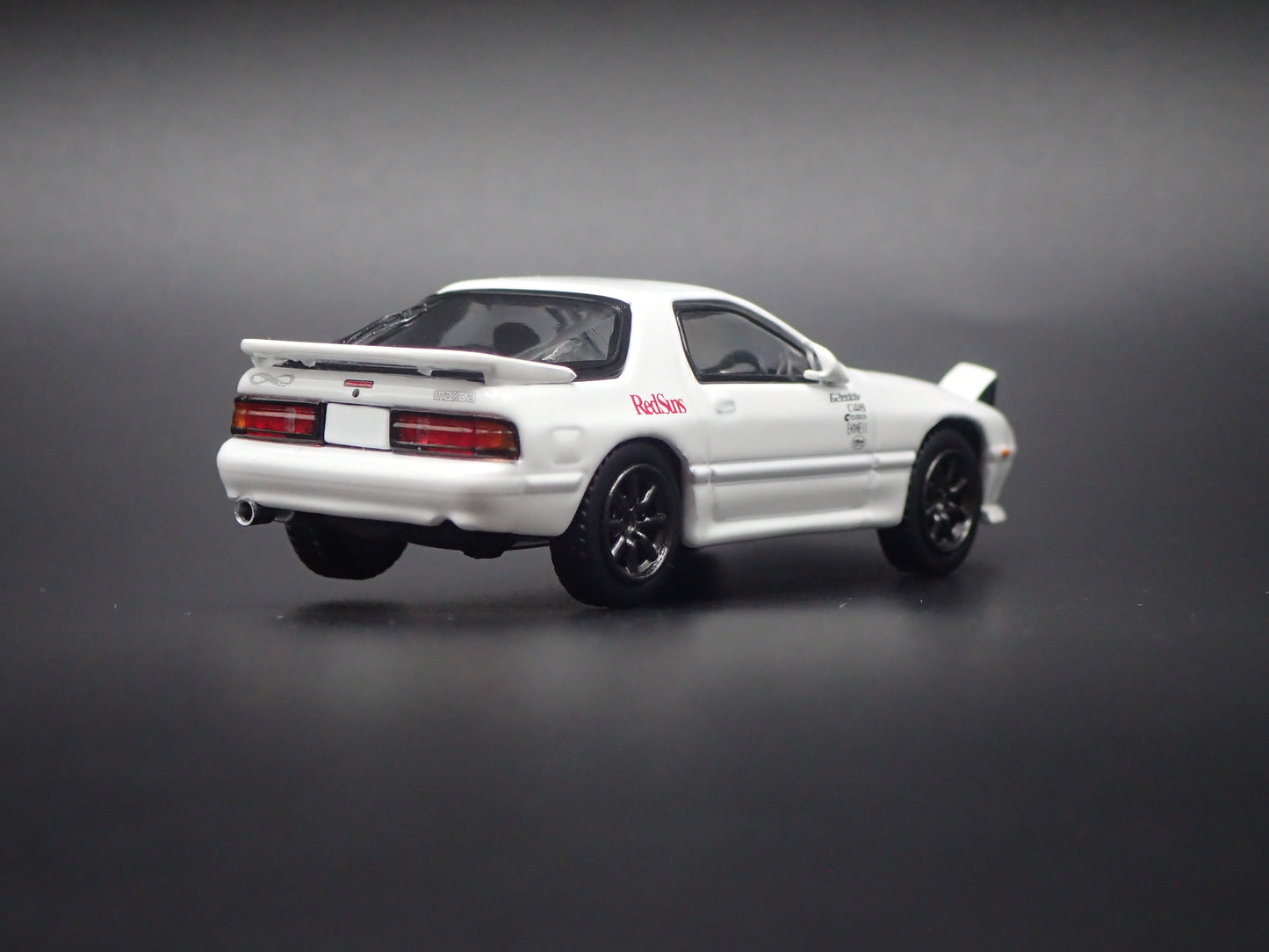 1989 MAZDA RX7 SAVANNA FC3S INITIAL D JDM 1:64 SCALE DIORAMA DIECAST MODEL CAR