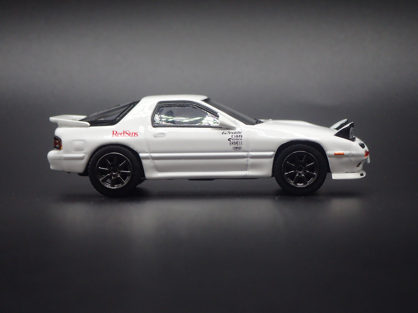 1989 MAZDA RX7 SAVANNA FC3S INITIAL D JDM 1:64 SCALE DIORAMA DIECAST MODEL CAR