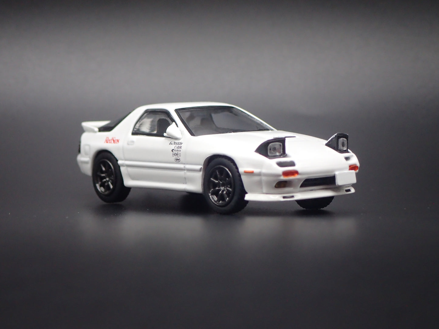 1989 MAZDA RX7 SAVANNA FC3S INITIAL D JDM 1:64 SCALE DIORAMA DIECAST MODEL CAR