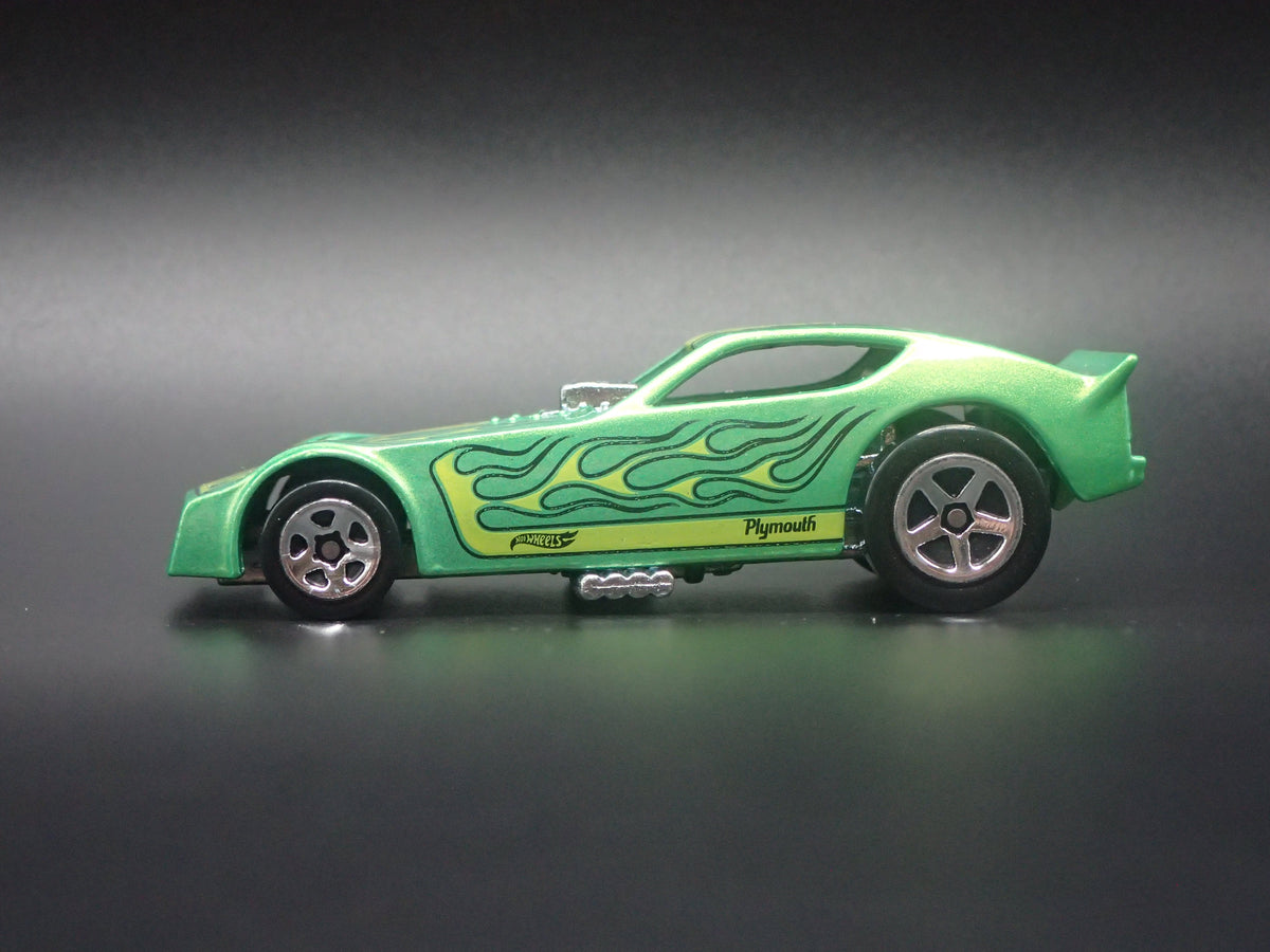 1977 77 PLYMOUTH ARROW FUNNY CAR NHRA GREEN 1/64 SCALE DIECAST MODEL CAR