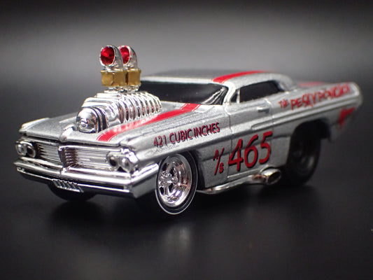 1962 62 PONTIAC CATALINA SILVER 1:64 SCALE COLLECTIBLE DIECAST MODEL CAR