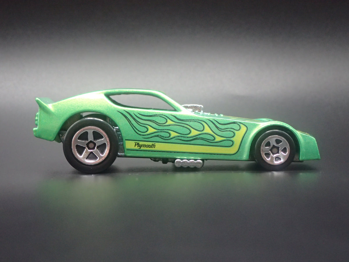 1977 77 PLYMOUTH ARROW FUNNY CAR NHRA GREEN 1/64 SCALE DIECAST MODEL CAR