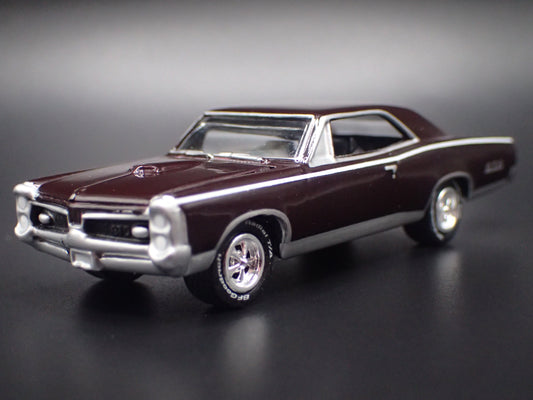 1967 67 PONTIAC GTO BURGUNDY 1/64 SCALE COLLECTIBLE DIECAST MODEL CAR