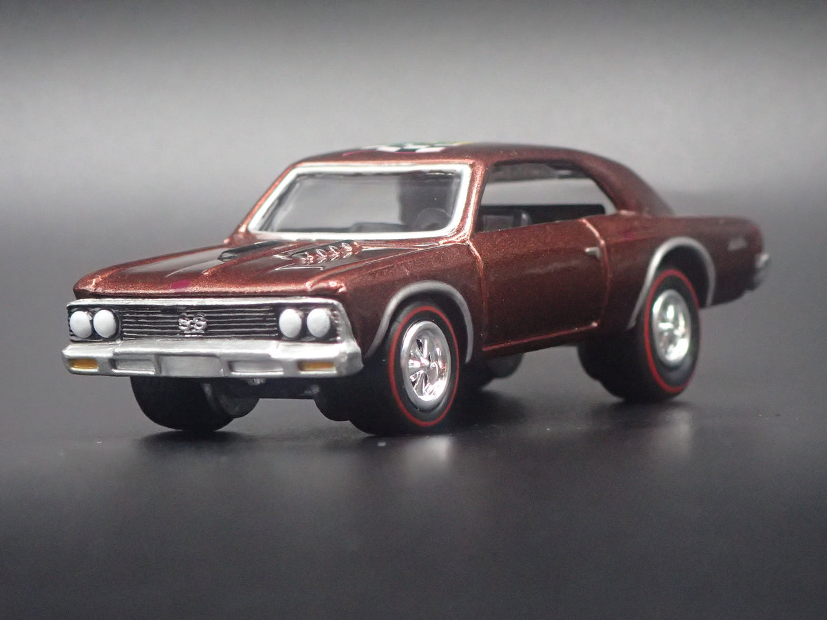 1966 66 CHEVY CHEVROLET CHEVELLE SS BURGUNDY 1/64 SCALE DIECAST MODEL CAR