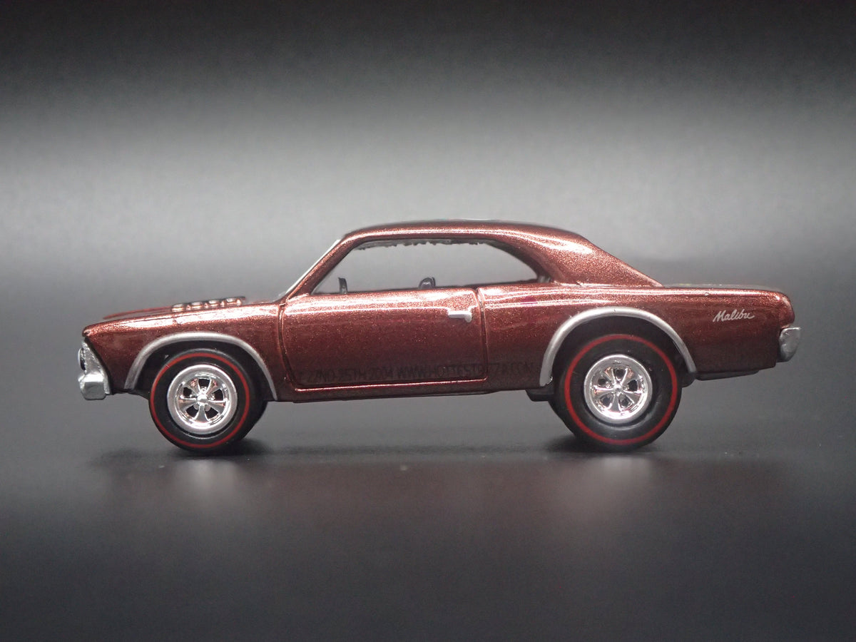 1966 66 CHEVY CHEVROLET CHEVELLE SS BURGUNDY 1/64 SCALE DIECAST MODEL CAR
