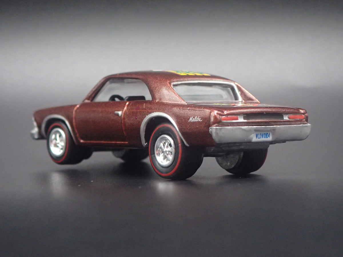 1966 66 CHEVY CHEVROLET CHEVELLE SS BURGUNDY 1/64 SCALE DIECAST MODEL CAR