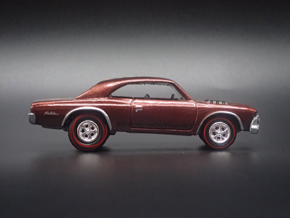 1966 66 CHEVY CHEVROLET CHEVELLE SS BURGUNDY 1/64 SCALE DIECAST MODEL CAR