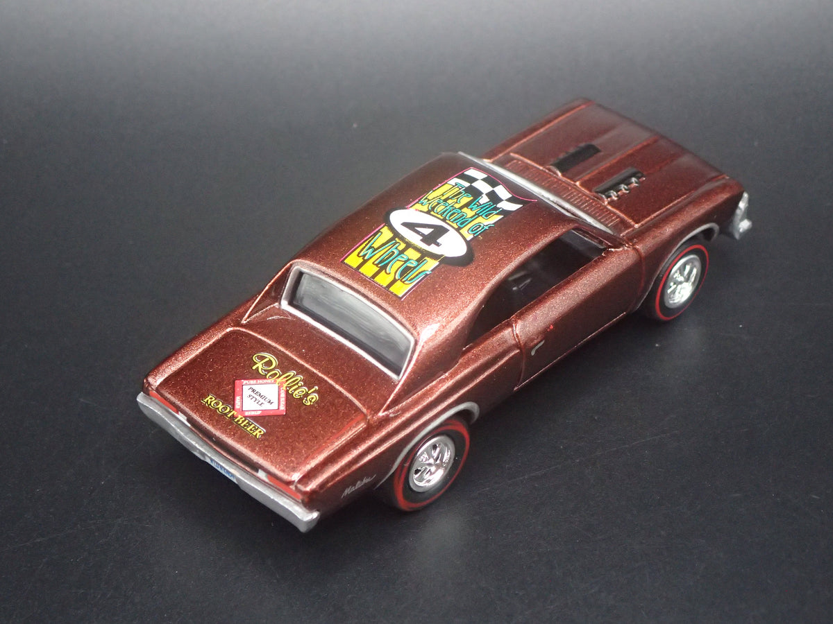 1966 66 CHEVY CHEVROLET CHEVELLE SS BURGUNDY 1/64 SCALE DIECAST MODEL CAR