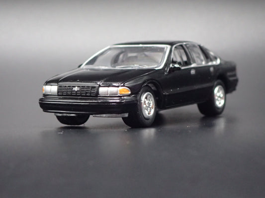 1994-1996 CHEVY CHEVROLET IMPALA SS BLACK 1:64 SCALE DIORAMA DIECAST MODEL CAR