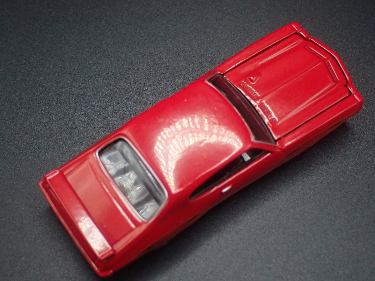 1971 71 PONTIAC GTO RED 1/64 SCALE COLLECTIBLE DIORAMA DIECAST MODEL CAR